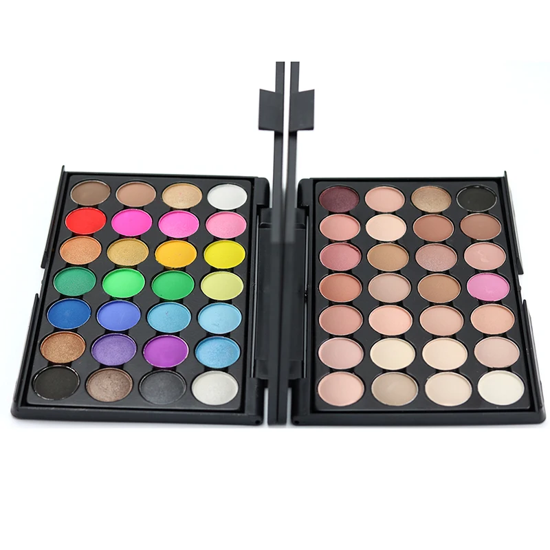 28 матовых блестящих оттенков водостойкие тени для век Палитра естественных