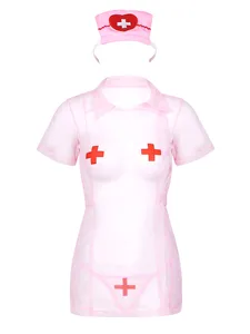 Сексуальное нижнее белье, женский прозрачный сетчатый костюм медсестры для косплея, сексуальные костюмы, комбинация, нижнее белье, стринги, сексуальная вечевечерние, ролевые игры, ночное белье