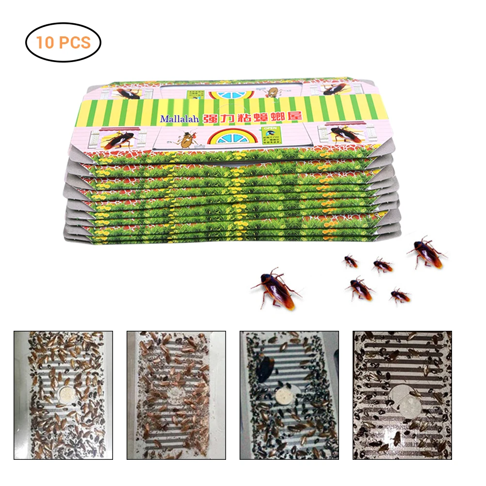 Ловушка для тараканов 10 шт. средство от насекомых уничтожения