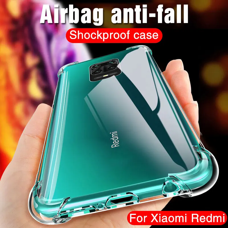 Роскошный Ударопрочный силиконовый чехол для Xiaomi Redmi Note 9 Pro Max 9S 6 7 8 7A 8A 9A 9C A2 A3 Lite K20