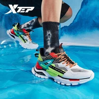 xtep chinoiserie xtep men casual sports shoes spring and summer new men walk shoes old dady clunky sneakers 880219320017