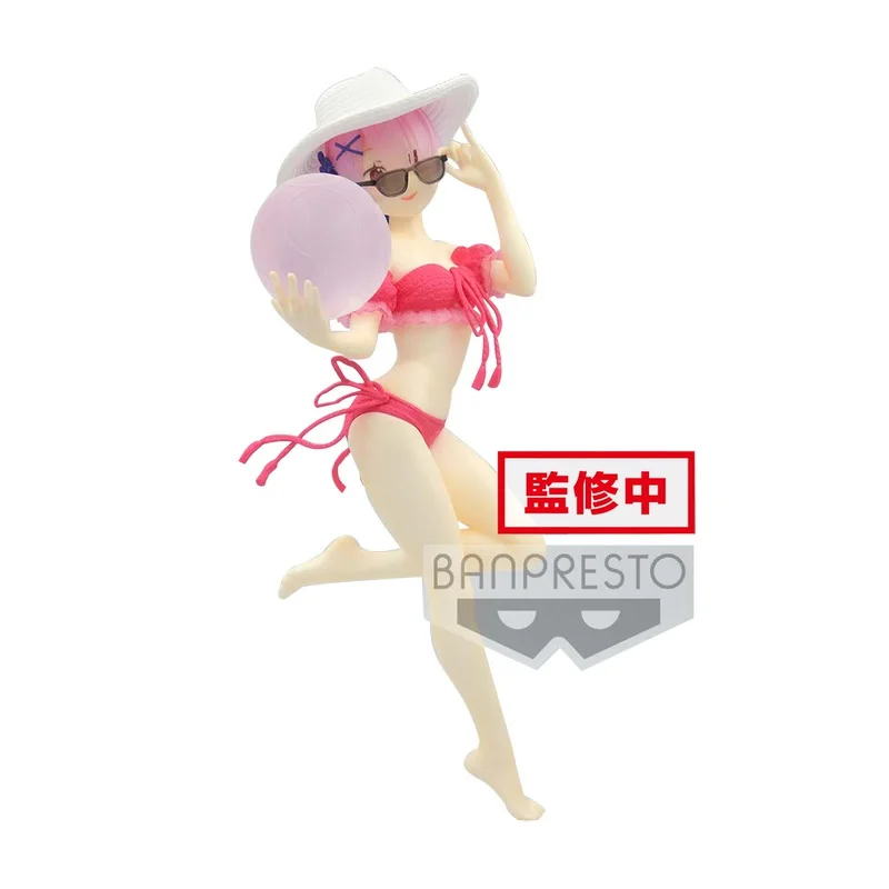 

Re:life In A Different World From Zero Ram Swimsuit Japanese Anime Figure Hand-Made Model Decoration Doll Toy Collectibles Gift