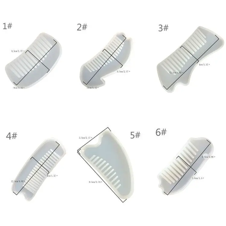 1 шт. зеркальная форма для расчески изготовления ювелирных изделий из