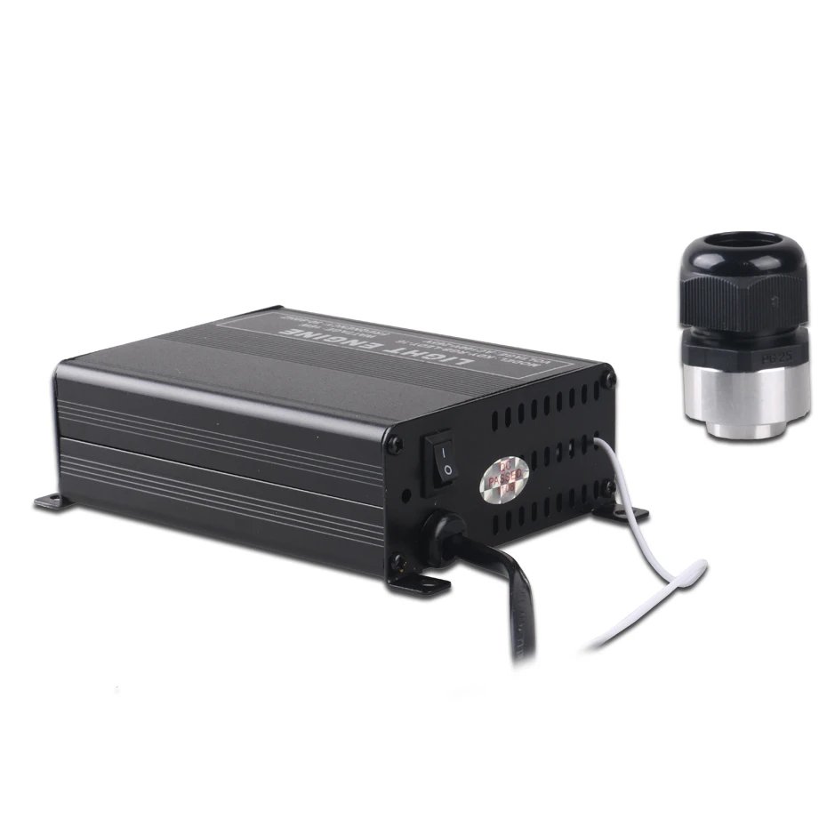 Чужой RGB 16 Вт светодиодный оптоволоконный светильник двигателя Оптическое