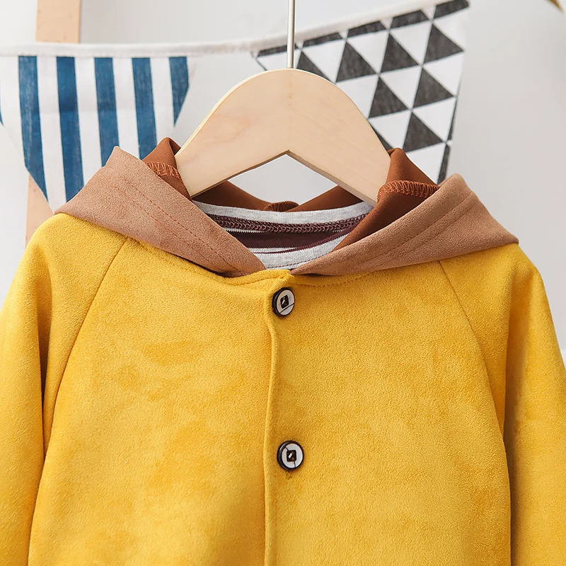 

Spring Autumn Children Fashion Cartoon Clothing Baby Boys Girl Cotton Hooded Coat T Shirt Pants 3Pcs/Sets Kids Casual Tracksuit