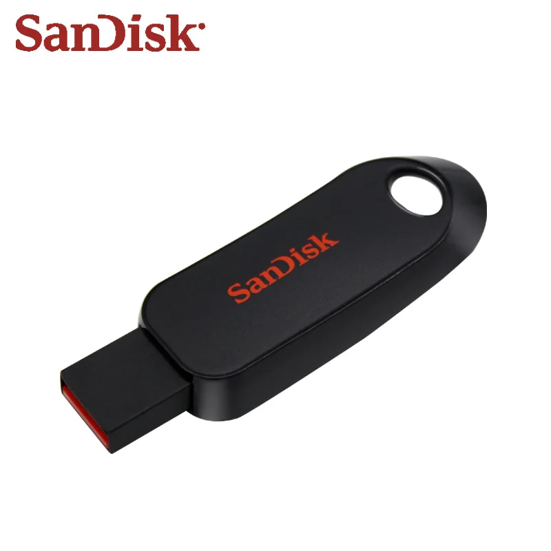 SanDisk USB флеш-накопитель 16 ГБ 32 64 флеш-диск 2 0 Регулируемая карта памяти черный