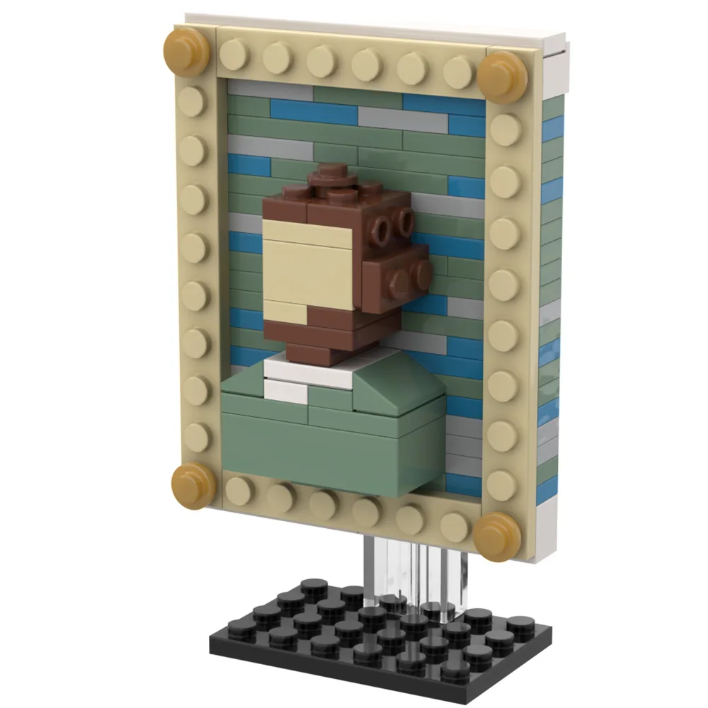 Buildmoc Pixel Art Ideas 3D World Famous Painting-VanGogh Mosaic Murals Painting Building Blocks Bricks Home Decoration DIY Toys on - Строительный набор для создания пиксельного искусства в 3D "Знаменитые картины мира - Мозаичные фрески Ван Гога&quot