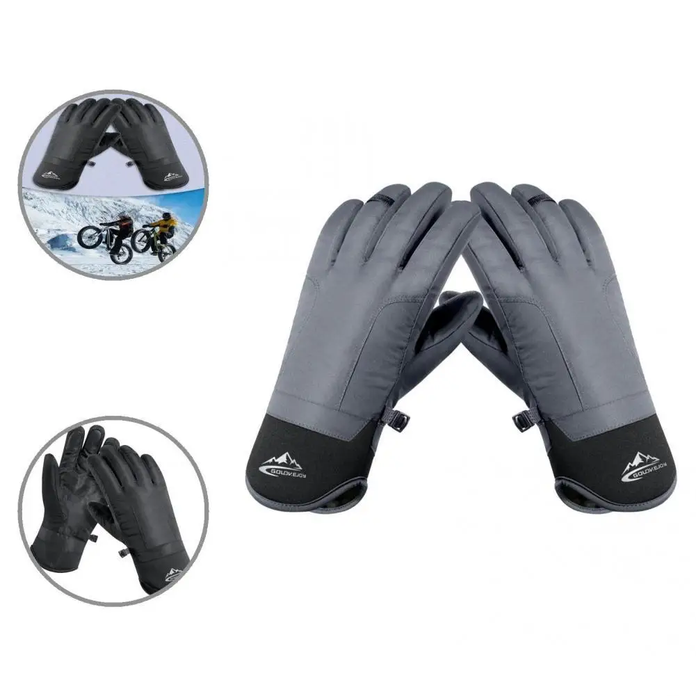 

Fingers Warm Gloves Thicker Heavy-duty Touchscreen Outdoor Gloves Cycling Gloves Useful