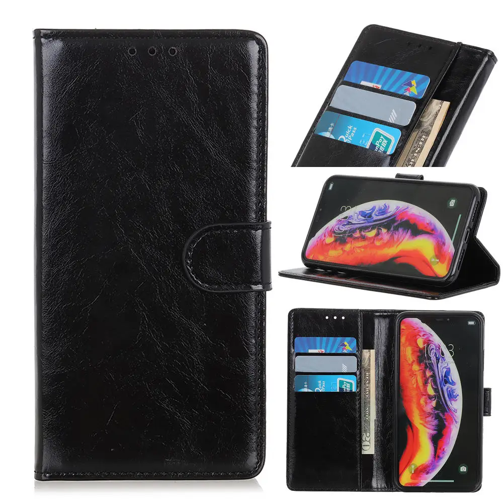 Fundas для realme 2 3 5 Pro чехол Роскошный кожаный флип etui Обложка для книги для realme C2 3i X XT Q 3 5 pro Мягкий силиконовый чехол для телефона