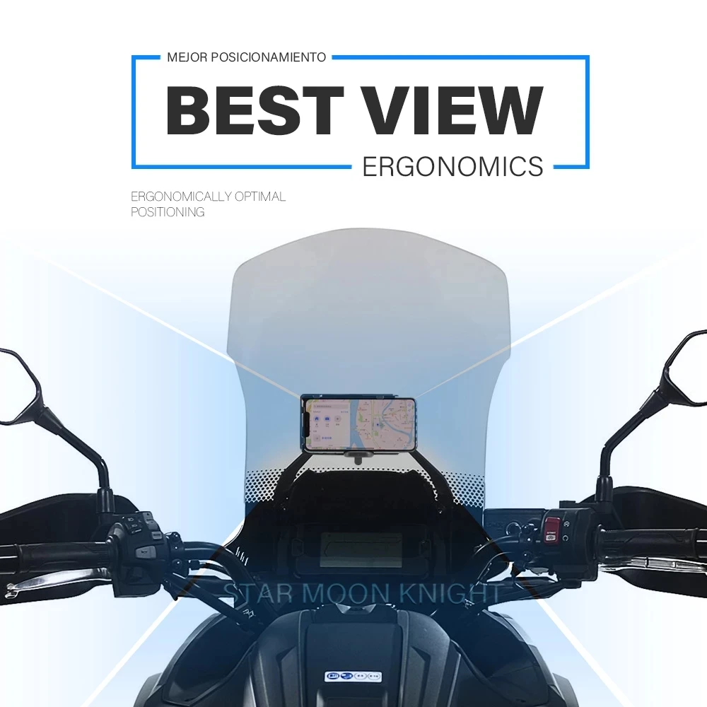Мотоциклетные аксессуары для Honda NC750X nc750 NC 750X2021 GPS смартфон ветровое стекло