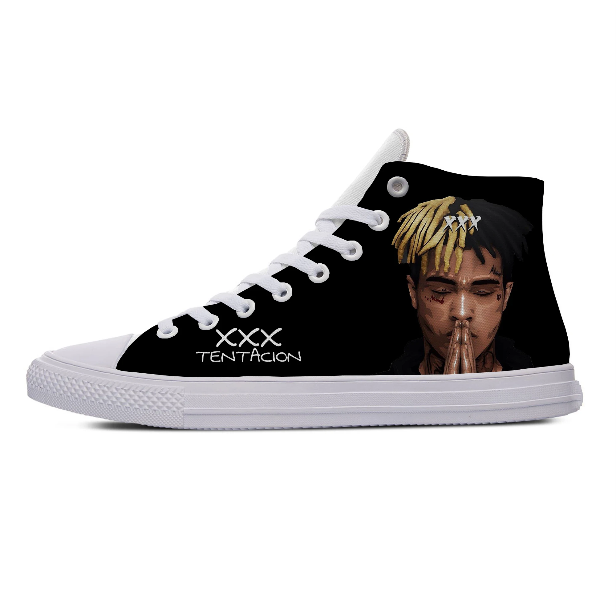 Хип-хоп рэппер XXXTentacion Лидер продаж модная повседневная парусиновая обувь