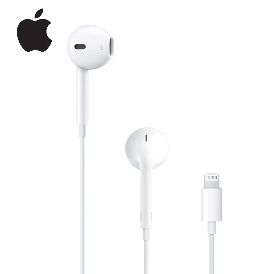Наушники Apple Earpods с разъемом 3,5 мм и разъемом Lightning, наушники-вкладыши, спортивные наушники, наушники для iPhone/iPad, Android