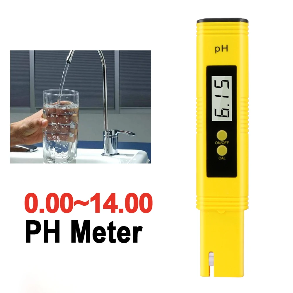PH метр 0,01 PH Высокоточный тестер качества воды для бассейна аквариума монитор качества воды измеритель PH/ATC/TDS/EC/TEMP - изображение