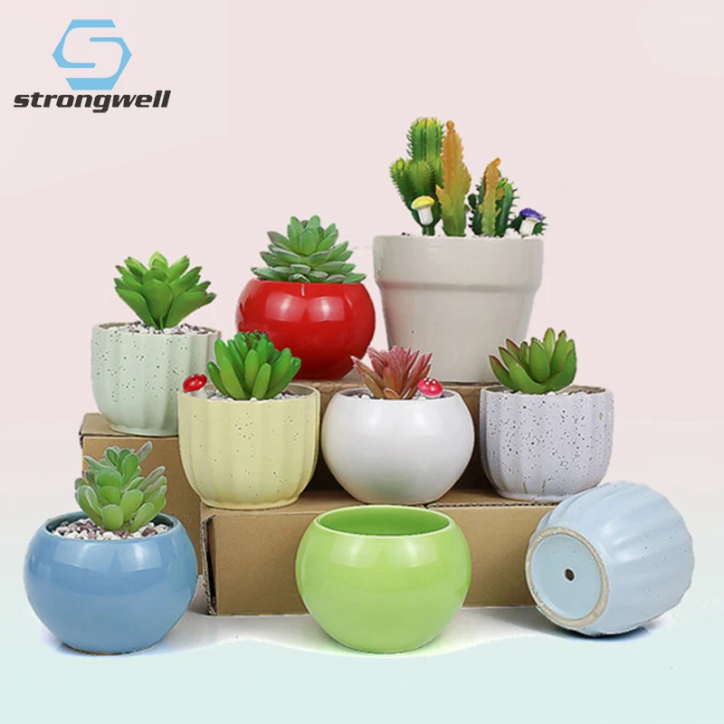 Strongwell Instagram простой цветочный горшок сказочные садовые горшки аксессуары для