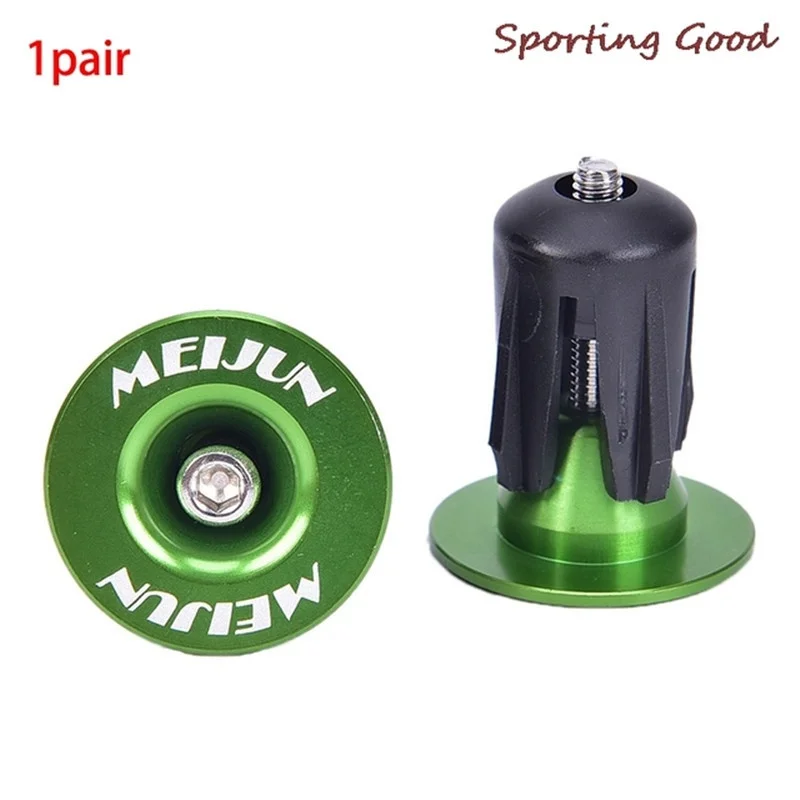 

Firm Handlebar Bar End Plugs Grip Anti-slip Aluminum Bicycle Bike Lightweight