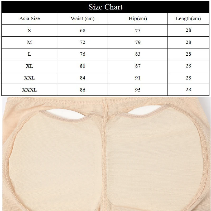 Женская корректирующая форма размера плюс увеличитель ягодиц шорты для