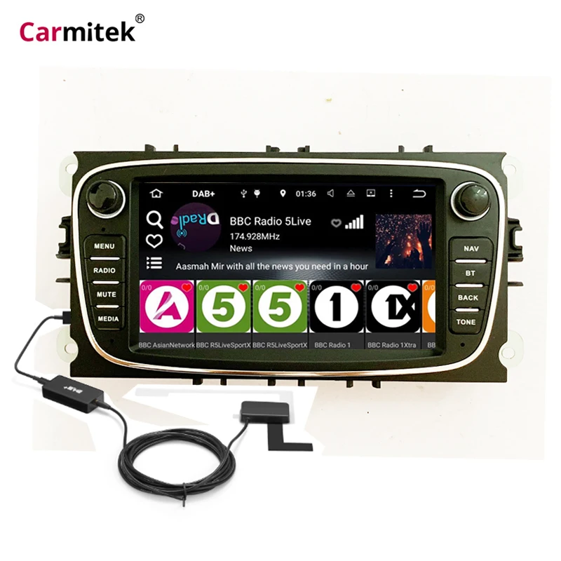 Автомобильный dvd-плеер на основе Android 2 Din радио gps Navi для Ford Focus Mondeo Kuga C-MAX S-MAX Galaxy Аудио Стерео головное устройство