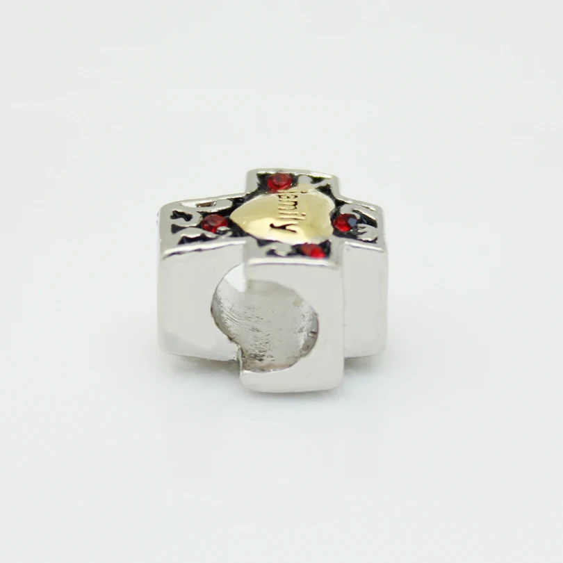 Бесплатная доставка двухцветный красный филигранный сердечко Любовь Семья на