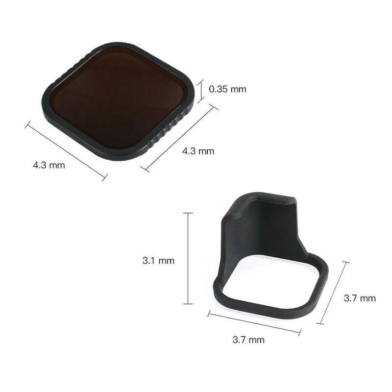 4 Pack Filter Set ND Lens Protector (ND8 16 32) + CPL for Gopro Hero 8 Black Camera Accessories | Спорт и развлечения