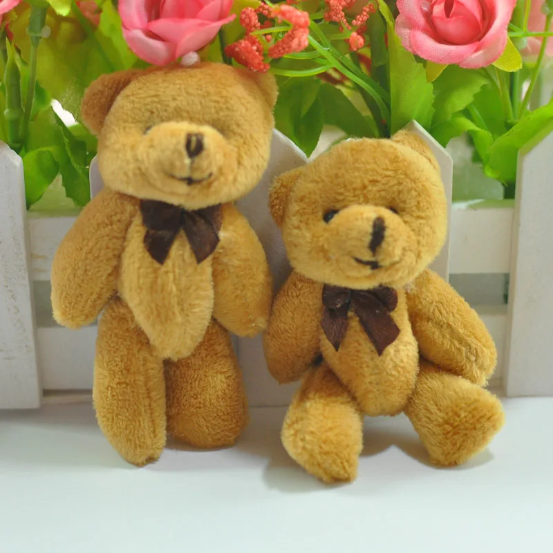1 шт. 8 см Kawaii маленькие мишки плюшевые мягкие игрушки жемчужные бархатные куклы