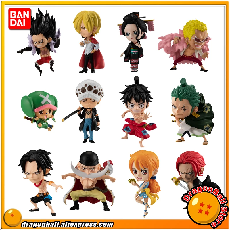 SALE0a ONE PIECE BANDAI рекламная игрушечная фигурка-Луффи Зоро Нами Эйс Шанкс Эдвард