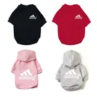 Модная одежда для собак Adidog с надписью, дизайнерские толстовки для собак для щенков, собак и девочек, зимний свитшот, малый и средний Французский бульдог
