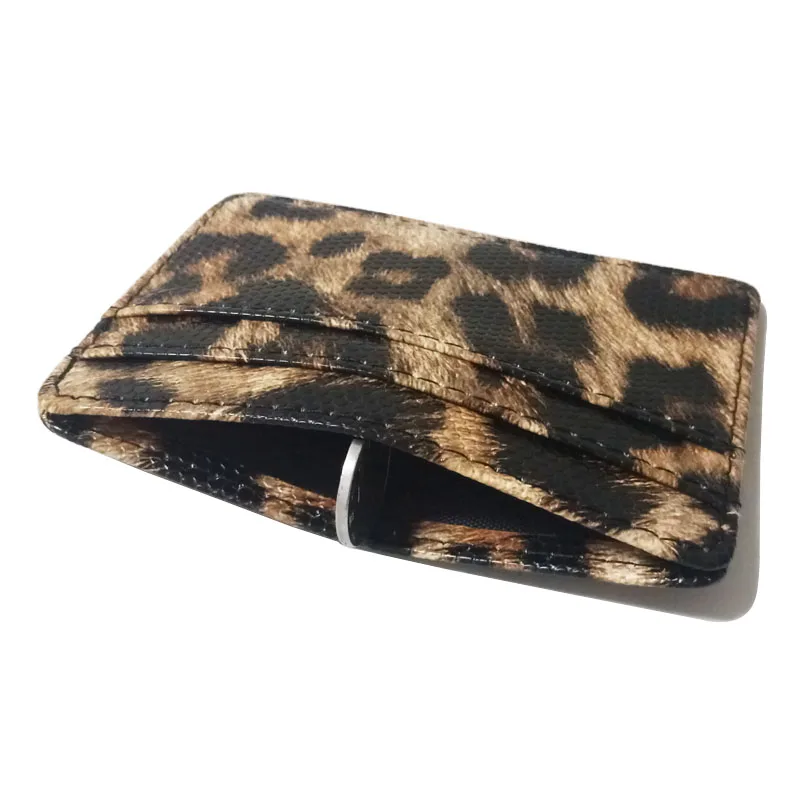 2020 маленький женский бумажник с отделениями для карт унисекс модный леопардовый