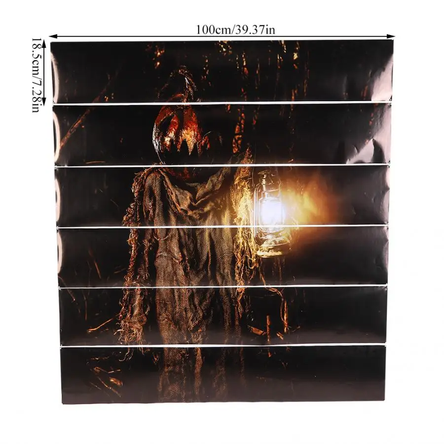 Самоклеящаяся бумага для оформления лестницы на Хэллоуин 3D Настенная ПВХ