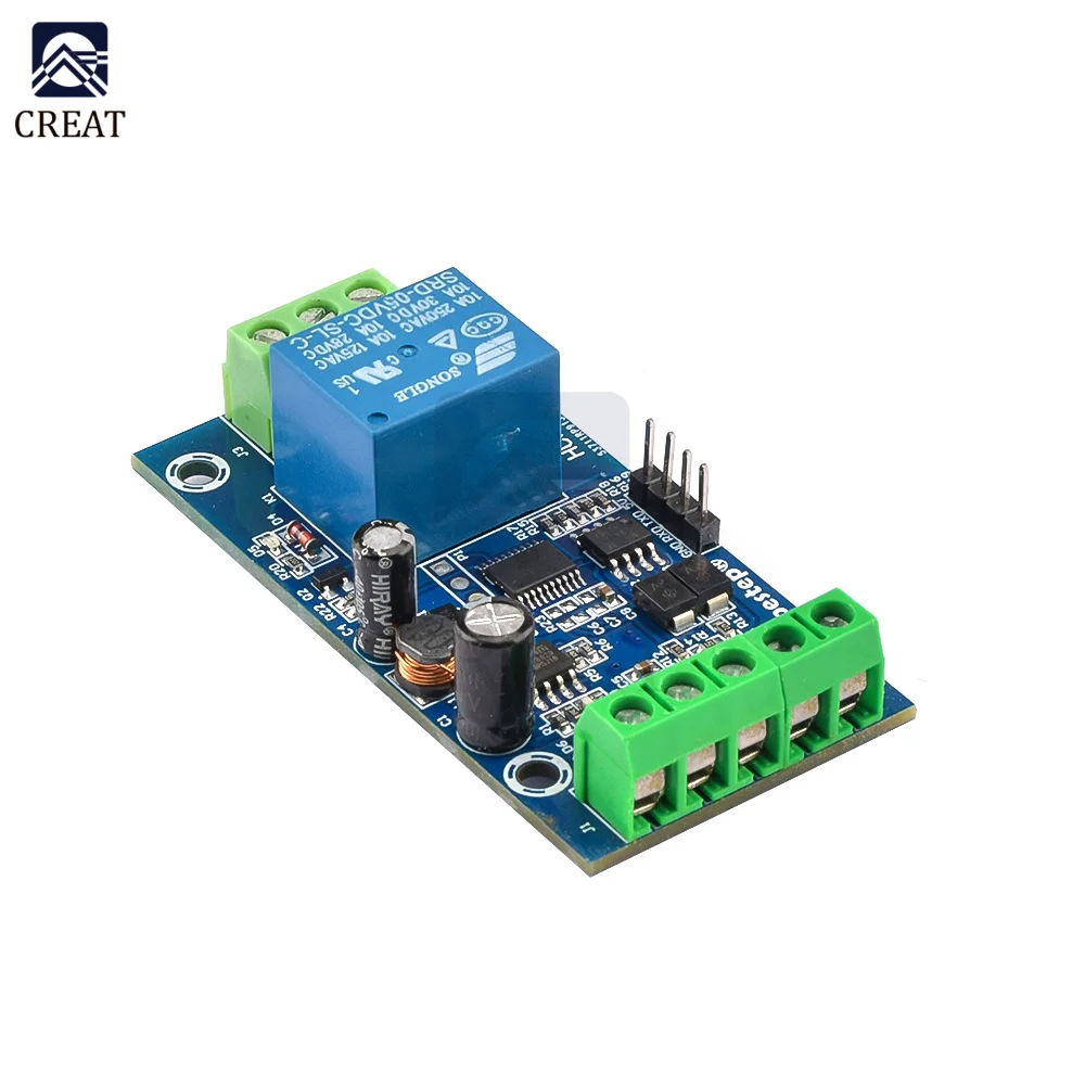 Релейный модуль Modbus RTU Переключатель входного и выходного сигнала RS485/TTL реле