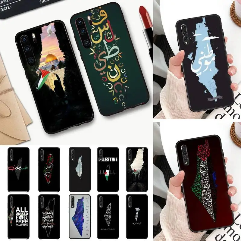 TOPLBPCS карта Палестины арабский телефонный чехол для Huawei P30 plus P8 lite P9 задняя крышка