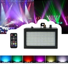 180 светодиодов стробоскопический светильник, портативный 35 Вт Rgb пульт ДУ со звуковым управлением, Стробоскопическая скорость, регулируемая для сцены, дискотека, вечерние, Клубные, Eu Plug