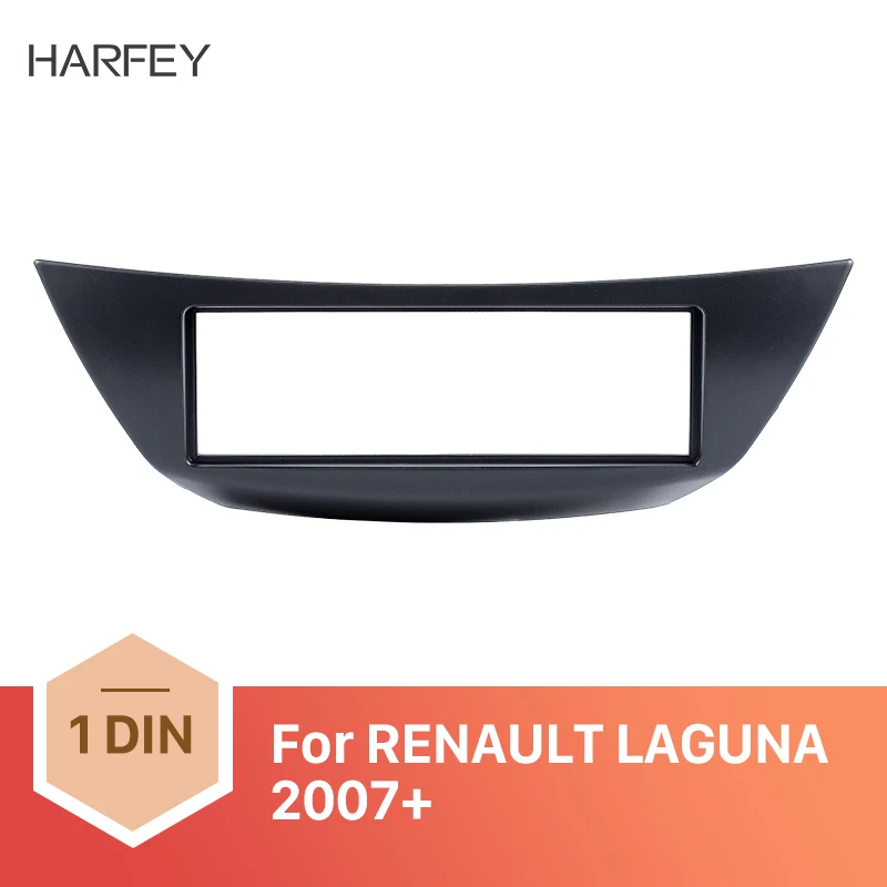 Harfey Car Fascia Dash 1Din Trim Frame Bezel Mount Kit DVD Panel Cover For RENAULT LAGUNA Autoradio Stereo Install 182*53mm | Автомобили и