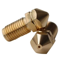 2pcs UM3 3D Printer Replacement Print Brass Nozzle 0.4mm for Ultimaker 3 Spare Parts 3.0mm Filament 3d Printer Parts