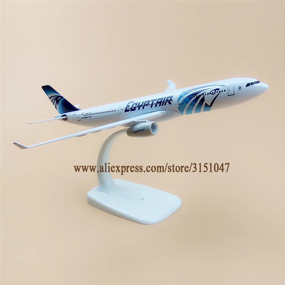 20 см модель самолета EGYPT Air EGYPTAIR A330 Airbus 330 Airways Airlines из металлического сплава литой