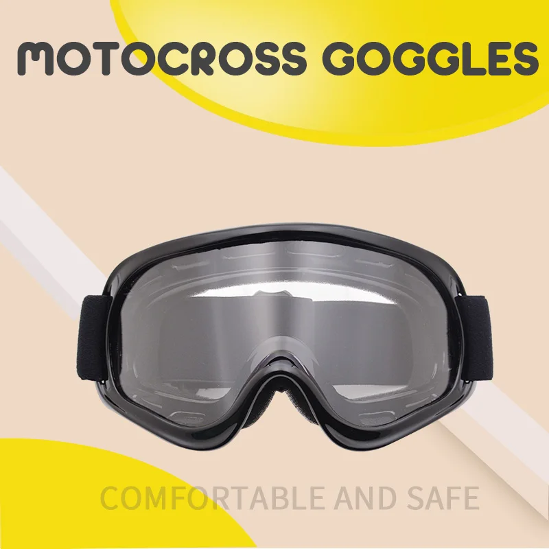 Поликарбонатные ветрозащитные очки с защитой от УФ-лучей для мотоцикла HD Vison