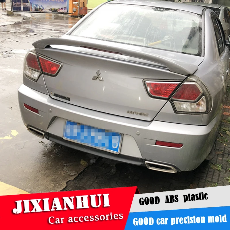 Спойлер для Mitsubishi Lancer LACCER 2006 2010 спойлер из АБС пластика заднего крыла автомобиля