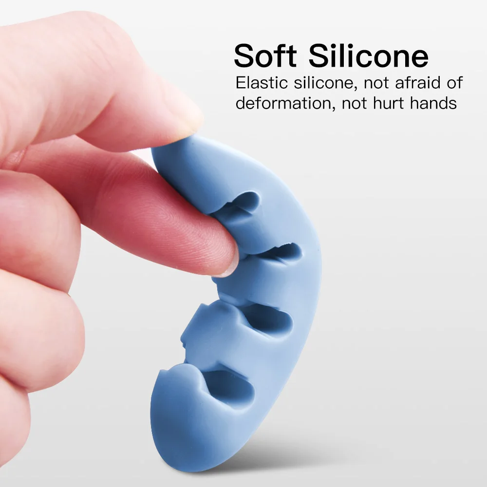 ANMONE 2 шт. кабель управление зажимы провода намотки наушников Держатель