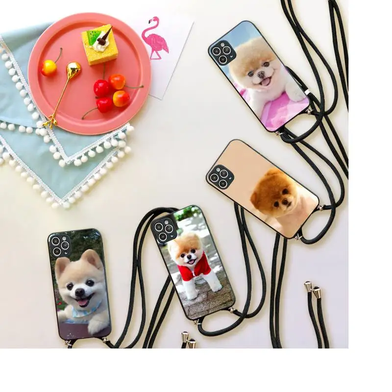 

Hiromi Phone Case For iPhone 7 8 11 12 X XS XR MINI Pro Max Plus Strap Cord Chain Lanyard soft