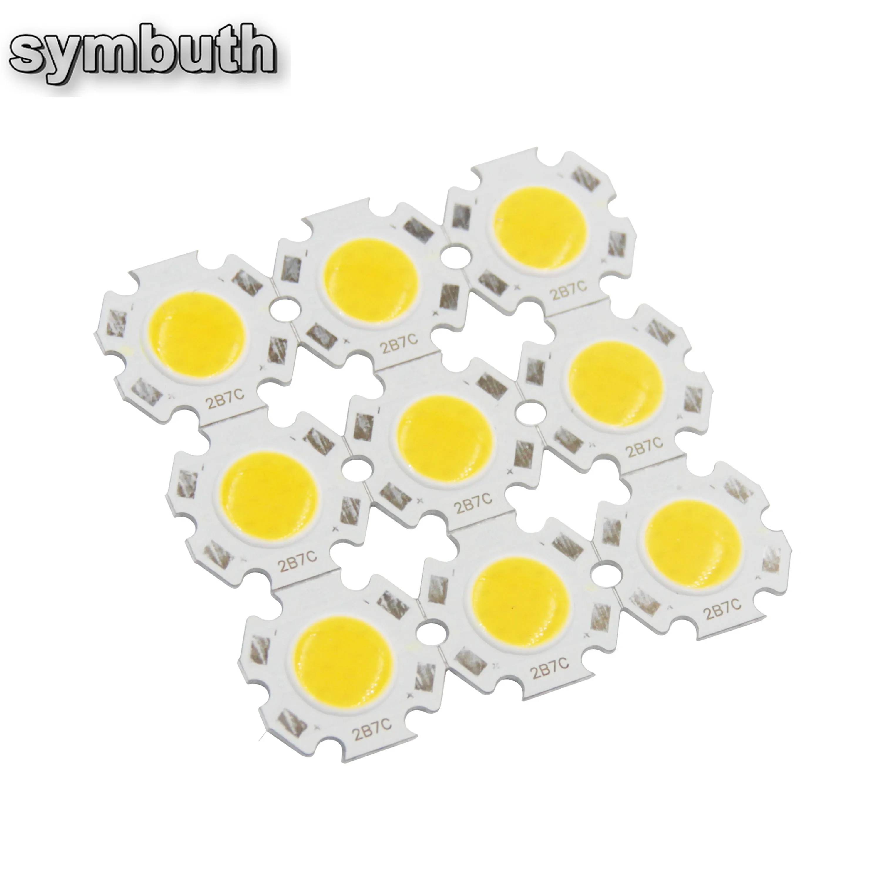 10 шт. диаметр 20 мм 20-0702 7 Вт 21 В постоянного тока круглый светодиодный источник