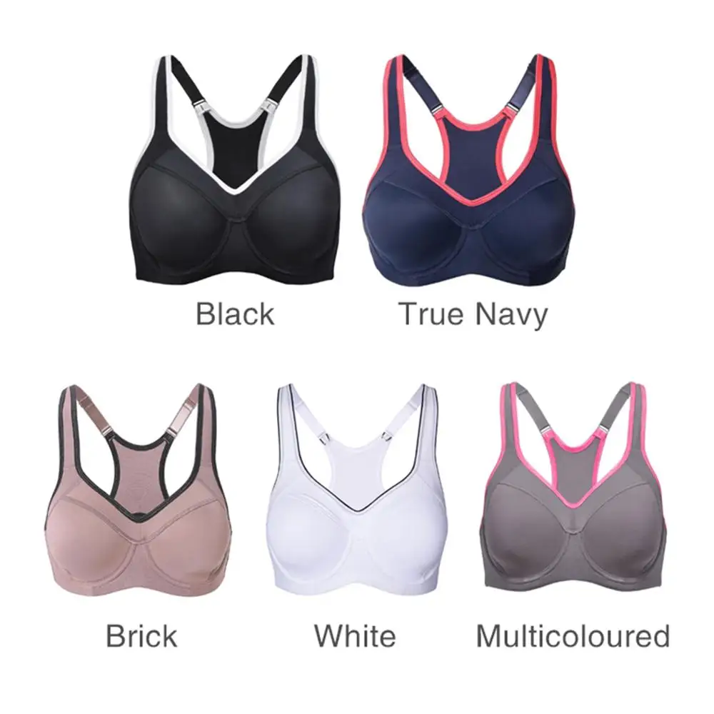 Женский спортивный бюстгальтер SYROKAN с полной поддержкой на косточках | Спорт и