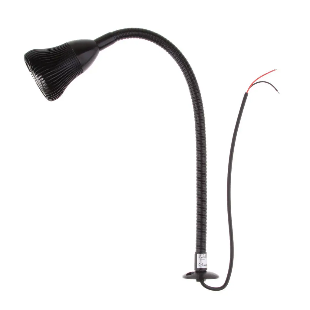 

3W LED FLEXIBLE GOOSENECK READING CHART/MAP LIGHT - Boat/Caravan