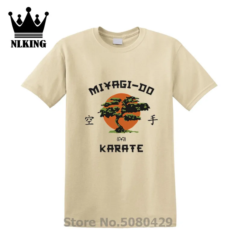 Miyagi Banzai дерево каратэ Детские футболки Мужская Кобра Кай Кунг Фу Топ японский