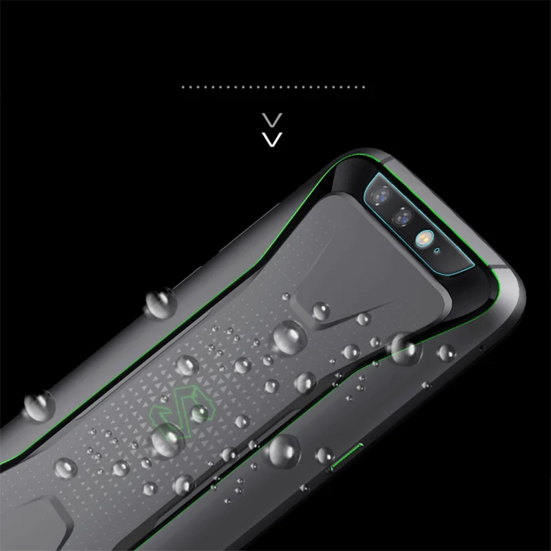 JGKK 2 шт. мягкое закаленное стекло для объектива камеры Xiaomi Black Shark Защитная пленка