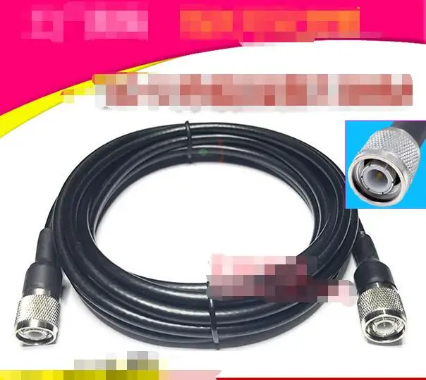 

30 m connect GPS and mushroom head antenna feeder dual TNC male head with 50-5D low loss line