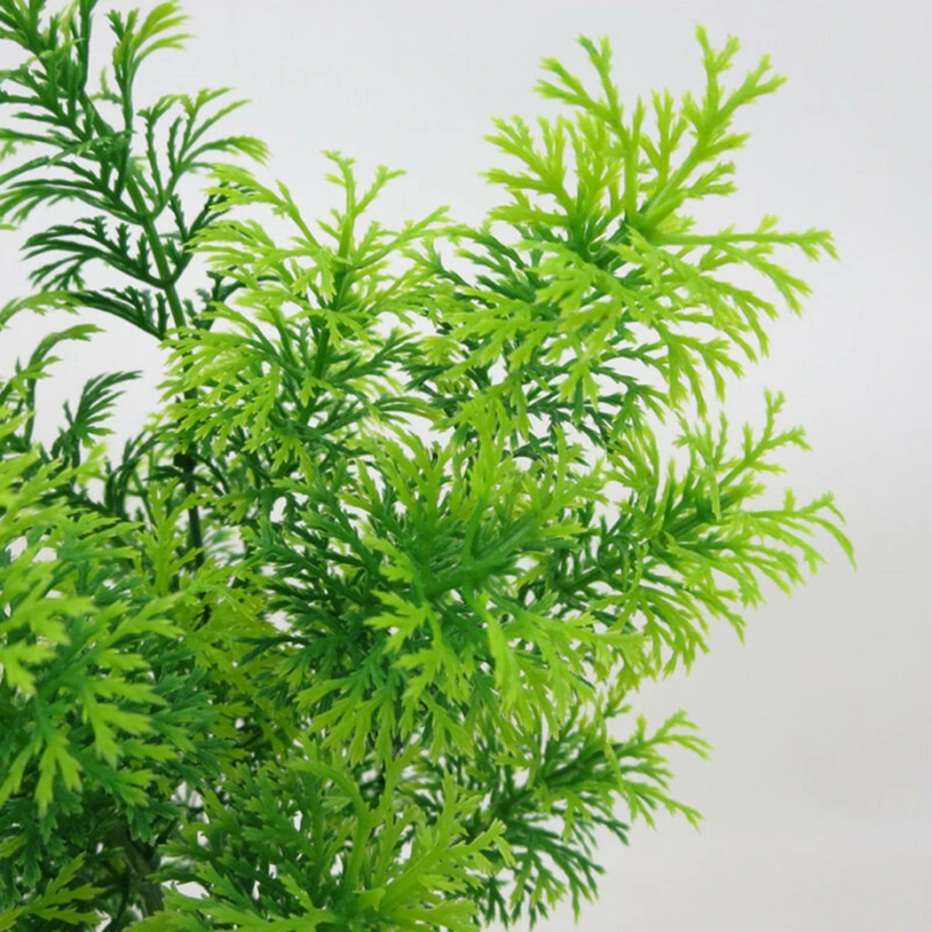 Зеленый Искусственный кедр растения для дома и сада декор домашняя Декорация |