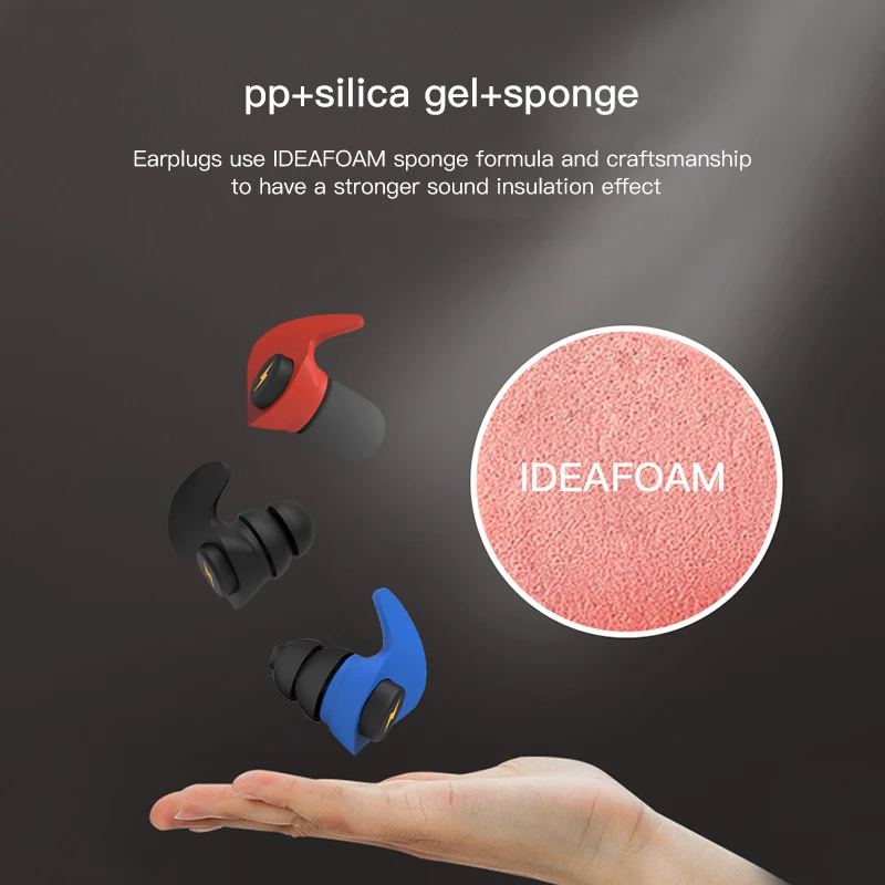 Новый Сменный заушный Вилки спальный мягкий силиконовый + губка уха анти