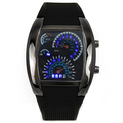 Fashion Men Watch Women's Sport Clock LED Dashboard Pattern Dial Digital Wrist Gift New reloj hombre | Наручные часы