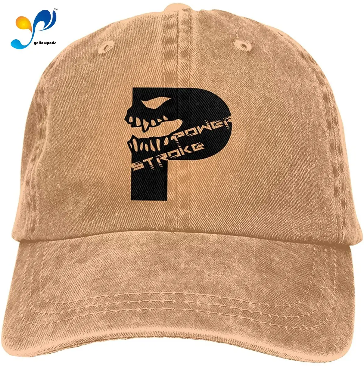 

Модная винтажная регулируемая бейсболка Powerstroke P унисекс