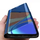 Чехол-книжка для xiaomi redmi 9c, магнитный, зеркальный
