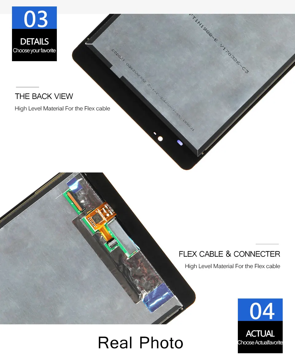 Srjtek " для huawei Mediapad M2 8,0 M2-801L M2-802L M2-803L ЖК-дисплей с сенсорным экраном панель дигитайзер полная сборка деталей